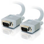C2G 50' (15.24m) Premium Shielded HD15 SXGA M/M Monitor Cable (Gray)