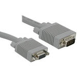 C2G 50' (15.24m) Premium Shielded HD15 SXGA M/F Monitor Cable (Gray)