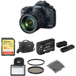 Canon EOS 5D Mark III Digital Camera Basic Accessory Kit with 24-105mm f/4L IS USM AF Lens
