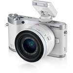Samsung NX300 Mirrorless Digital Camera with 20-50mm F/3.5-5.6 ED II Lens (White)