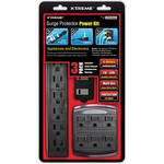 Xtreme Cables 3-Piece Home Surge Protector Power Kit (15 Outlet Combined Power)
