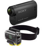 Sony HDR-AS10 HD Action Camcorder with Waterproof Headband Mount Kit