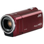 JVC GZ-E100 Full HD Everio Camcorder (Red)