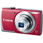 Canon PowerShot A2600 Digital Camera (Red)