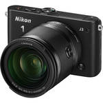 Nikon 1 J3 Mirrorless Digital Camera with 10-100mm Lens (Black)