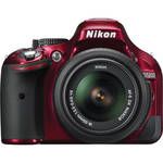 Nikon D5200 Digital SLR Camera with 18-55mm Lens (Red)