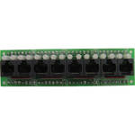alzatex KTPP8SA0 Patch Panel Block with 8 RJ45 Ports & Status Monitoring LEDs