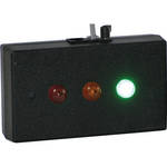alzatex RYG11ABK Tabletop Red-Yellow-Green Indicator Unit (Black)