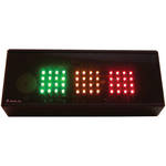 alzatex RYG200A Large Red-Yellow-Green Indicator (Black)