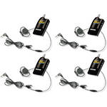 Eartec Simultalk 24G Beltpacks with Loop Headsets (Four Person System)