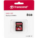 Transcend 8GB SDHC Memory Card Premium Class 10 UHS-I