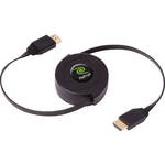 ReTrak Retractable HDMI Type A Male to HDMI Type A Male Cable