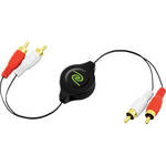 ReTrak Retractable RCA Audio Cable