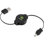 ReTrak 3.2' (0.97m) Retractable USB 2.0 to Mini 4-Pin Cable