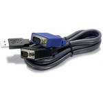 Trendnet USB / VGA KVM Cable (Black, 6')