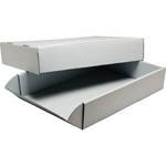 Print File G20163 16 x 20" Acrylic-Coated Corrugated Archival Box (Gray)