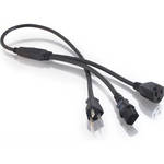 C2G 3' POWER SPLITTER-5-15P TO 5-15R+C13