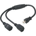 C2G 1.5' 1 TO 2 POWER CORD SPLITTER