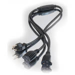 C2G 3' 1 TO 2 POWER CORD SPLITTER