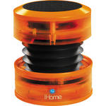 iHome iHM60 Rechargeable Mini Speaker (Neon Orange)