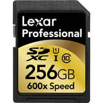 Lexar 256GB SDXC Memory Card Professional Class 10 600x UHS-I