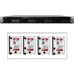 Synology 12TB (4 x 3TB) RackStation RS812 4 Bay NAS Server Kit