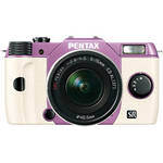 Pentax Q10 Compact Mirrorless Camera with 5-15mm Lens (Lilac / White)