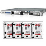 Thecus N4510US 1U RACK-MNT 4-BAY SRVR/8TB HD