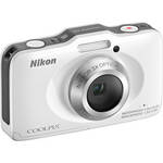 Nikon COOLPIX S31 Digital Camera (White)