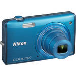Nikon COOLPIX S5200 Digital Camera (Blue)