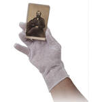 Archival Methods Light Weight White Cotton Inspection Gloves (Large, 12-Pack)