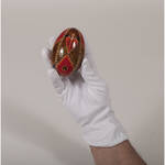 Archival Methods Micro Dot White Cotton Inspection Gloves (Small, 12-Pack)
