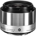 Sigma 19mm f/2.8 DN Lens for Micro Four Thirds Cameras (Silver)