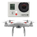 GoPro HERO3: Black Edition Camera & Phantom Quadcopter with GoPro Mount Kit