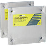 geerfab acoustics RoomZorbers MultiZorber 2424 Acoustic Treatment (Pair) (Silver)