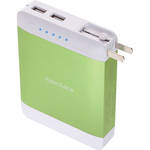 Sanho HyperJuice 10,400mAh Dual USB Battery Pack with Stealth Plug (Green)