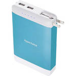 Sanho HyperJuice 15,600mAh Dual USB Battery Pack with Stealth Plug (Blue)