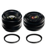 Fujifilm XF 35mm and 18mm Lens Kit with Protector Filters