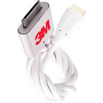 3M MP225a Mobile Projector Adapter Cable for Apple Products (White)