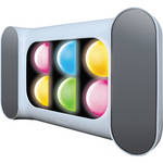 i.Sound iGLOWSOUND SPKR w/DANCING LIGHTS-WHITE