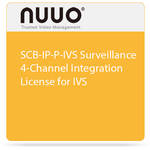 NUUO SCB-IP-P-IVS Surveillance 4-Channel Integration License for IVS