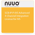 NUUO SCB-IP-P-IVS Advanced 4-Channel Integration License for IVS