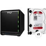 Drobo 10TB (5 x 2TB) 5N 5-Bay NAS Gigabit Ethernet Storage Array Kit with Hard Drives