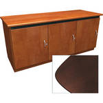 Middle Atlantic Contemporary-Style Finishing Kit for 3-Bay Credenza Rack (Dark Cherry)