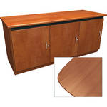 Middle Atlantic Contemporary-Style Finishing Kit for 3-Bay Credenza Rack (Honey Maple)