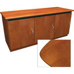 Middle Atlantic Contemporary-Style Finishing Kit for 3-Bay Credenza Rack (Aged Cherry)
