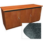 Middle Atlantic Contemporary-Style Finishing Kit for 3-Bay Credenza Rack (Darkstone)