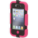 Griffin Technology Survivor Custom Case for iPhone 4/4S (Pink Case / Black Edges)