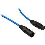 Canare L-4E6S Star Quad XLRM to XLRF Microphone Cable - 3'(Blue)
