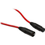 Canare L-4E6S Star Quad XLRM to XLRF Microphone Cable - 50'(Red)